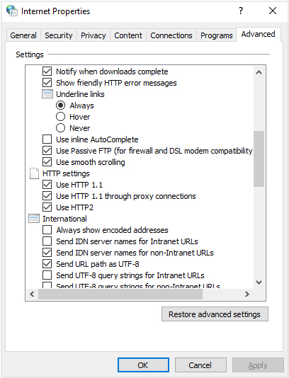 Optimize Browser Settings for Current SSL/TLS Protocols