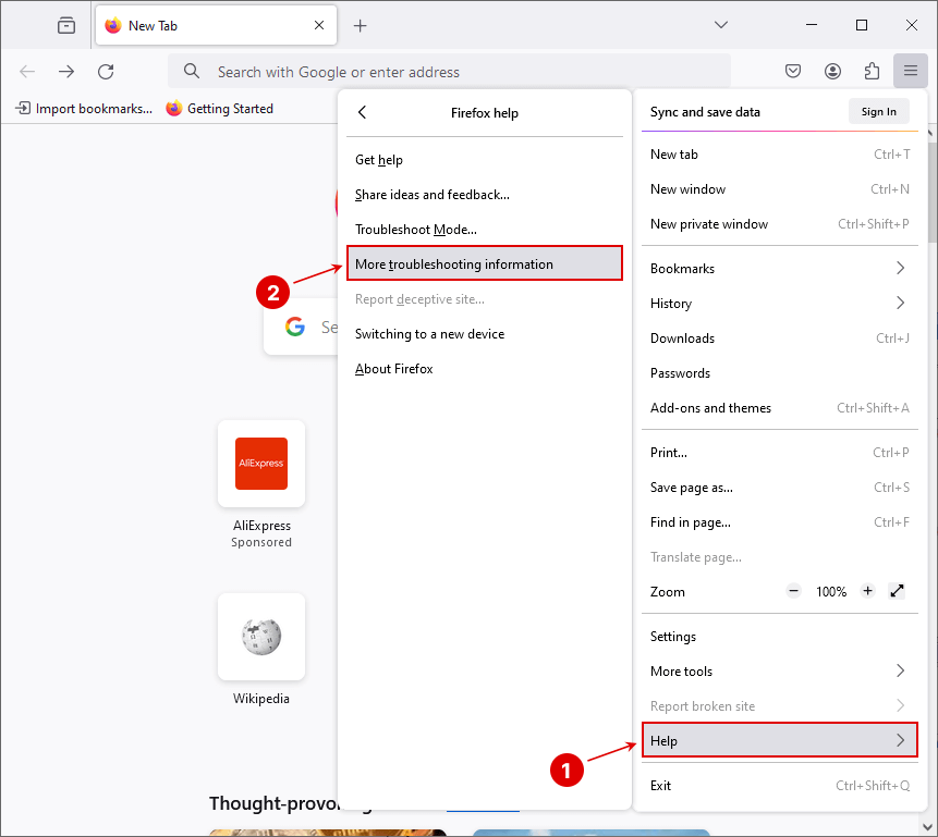 Help - More Troubleshooting Information