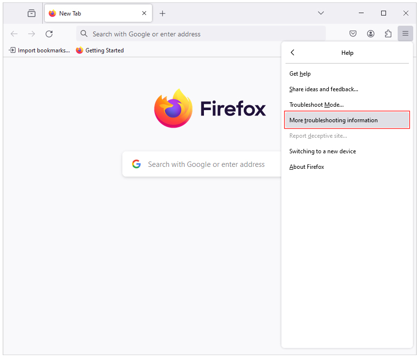 PR_END_OF_FILE_ERROR - Firefox troubleshooting