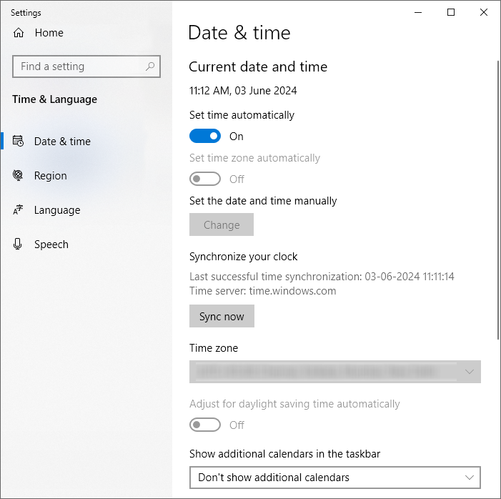 Date and Time